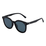 SeeSaw Unisex Blue Lens Black Square Sunglasses with 100% UV Protection - SS 3529 C1 56/14