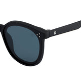 SeeSaw Unisex Blue Lens Black Square Sunglasses with 100% UV Protection - SS 3529 C1 56/14