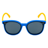 SeeSaw Unisex Blue Lens Blue Square Sunglasses with 100% UV Protection - SS 3529 C2 56/14