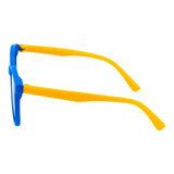 SeeSaw Unisex Blue Lens Blue Square Sunglasses with 100% UV Protection - SS 3529 C2 56/14