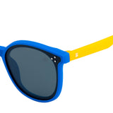 SeeSaw Unisex Blue Lens Blue Square Sunglasses with 100% UV Protection - SS 3529 C2 56/14