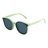 SeeSaw Unisex Blue Lens Green Square Sunglasses with 100% UV Protection - SS 3529 C3 56/14