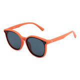 SeeSaw Unisex Blue Lens Pink Square Sunglasses with 100% UV Protection - SS 3529 C4 56/14