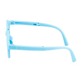 SeeSaw Unisex Blue Lens Light Blue Round Sunglasses with 100% UV Protection - SS 3530 C2 40/23