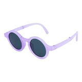 SeeSaw Unisex Blue Lens Purple Round Sunglasses with 100% UV Protection - SS 3530 C4 40/23