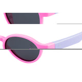 SeeSaw Girls Blue Lens Pink Round Sunglasses with 100% UV Protection - SS 3534 C3 44/20
