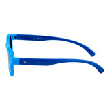 SeeSaw Unisex Blue Lens Blue Round Sunglasses with 100% UV Protection - SS 3534 C4 44/20