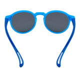 SeeSaw Unisex Blue Lens Blue Round Sunglasses with 100% UV Protection - SS 3534 C4 44/20