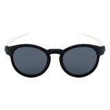 SeeSaw Unisex Blue Lens Black Round Sunglasses with 100% UV Protection - SS 3535 C2 42/20
