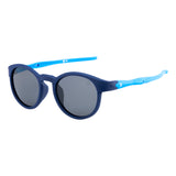 SeeSaw Unisex Blue Lens Navy Blue Round Sunglasses with 100% UV Protection - SS 3535 C3 42/20