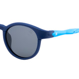 SeeSaw Unisex Blue Lens Navy Blue Round Sunglasses with 100% UV Protection - SS 3535 C3 42/20
