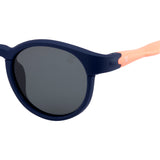 SeeSaw Unisex Blue Lens Navy Blue Round Sunglasses with 100% UV Protection - SS 3535 C4 42/20