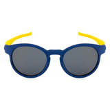 SeeSaw Unisex Blue Lens Navy Blue Round Sunglasses with 100% UV Protection - SS 3535 C5 42/20