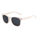 SeeSaw Unisex Blue Lens Peach Square Sunglasses with 100% UV Protection - SS 3536 C2 46/19