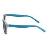 SeeSaw Unisex Blue Lens Grey Square Sunglasses with 100% UV Protection - SS 3536 C3 46/19