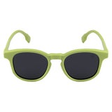 SeeSaw Unisex Blue Lens Green Round Sunglasses with 100% UV Protection - SS 3539 C1 44/18