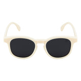 SeeSaw Unisex Blue Lens White Round Sunglasses with 100% UV Protection - SS 3539 C3 44/18