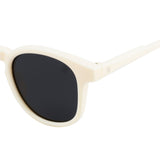 SeeSaw Unisex Blue Lens White Round Sunglasses with 100% UV Protection - SS 3539 C3 44/18