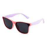 SeeSaw Unisex Blue Lens Pink Rectangle Sunglasses with 100% UV Protection - SS 3540 C1 56/12