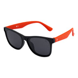 SeeSaw Unisex Blue Lens Black Rectangle Sunglasses with 100% UV Protection - SS 3540 C2 56/12