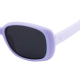 SeeSaw Girls Blue Lens Purple Rectangle Sunglasses with 100% UV Protection - SS 3542 C1 48/16