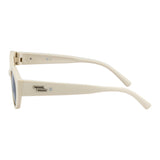 SeeSaw Girls Blue Lens White Cateye Sunglasses with 100% UV Protection - SS 3543 C1 49/19