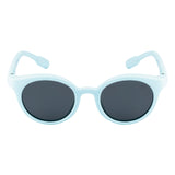SeeSaw Unisex Blue Lens Light Blue Round Sunglasses with 100% UV Protection - SS 3546 C1 44/20