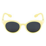 SeeSaw Unisex Blue Lens Yellow Round Sunglasses with 100% UV Protection - SS 3546 C2 44/20
