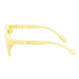 SeeSaw Unisex Blue Lens Yellow Round Sunglasses with 100% UV Protection - SS 3546 C2 44/20
