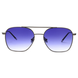 Scott Blue Gradient Lens Navigator Sunglass Full Rim Gun Frame With 100% Uv Protected - Scott 050 Freddie C1 55 S