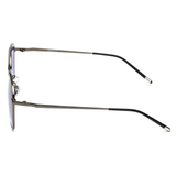 Scott Blue Gradient Lens Navigator Sunglass Full Rim Gun Frame With 100% Uv Protected - Scott 050 Freddie C1 55 S