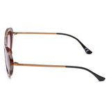 Scott Brown Gradient Lens Cat Eye Sunglass Full Rim Demi Brown Frame With 100% Uv Protected - Scott 2403 C3 Vanessa S