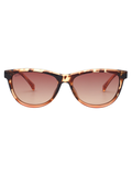 SCOTT Womens Smoke Brown Lens Demi Crystal Brown Cateye Sunglasses with 100% UV Protection-Scott 2694 Della C2 S