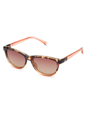 SCOTT Womens Smoke Brown Lens Demi Crystal Brown Cateye Sunglasses with 100% UV Protection-Scott 2694 Della C2 S
