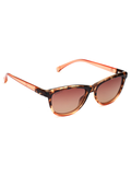 SCOTT Womens Smoke Brown Lens Demi Crystal Brown Cateye Sunglasses with 100% UV Protection-Scott 2694 Della C2 S