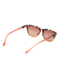 SCOTT Womens Smoke Brown Lens Demi Crystal Brown Cateye Sunglasses with 100% UV Protection-Scott 2694 Della C2 S