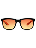 SCOTT Mens Orange Yellow Lens Black Square Sunglasses with 100% UV Protection-Scott 2698 Grayson C1 S