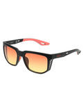 SCOTT Mens Orange Yellow Lens Black Square Sunglasses with 100% UV Protection-Scott 2698 Grayson C1 S