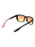 SCOTT Mens Orange Yellow Lens Black Square Sunglasses with 100% UV Protection-Scott 2698 Grayson C1 S