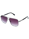 SCOTT Mens Gradient Grey Lens Gun Navigator Sunglasses with 100% UV Protection-Scott 2951 Zubin C1 S