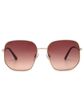 SCOTT Womens Smoke Brown Lens Gold Square Sunglasses with 100% UV Protection-Scott 2963 Daniella C1 S