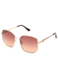 SCOTT Womens Smoke Brown Lens Gold Square Sunglasses with 100% UV Protection-Scott 2963 Daniella C1 S