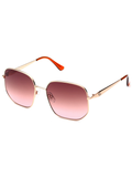 SCOTT Womens Smoke Pink Lens Rose Pink Square Sunglasses with 100% UV Protection-Scott 2963 Daniella C3 S