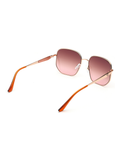 SCOTT Womens Smoke Pink Lens Rose Pink Square Sunglasses with 100% UV Protection-Scott 2963 Daniella C3 S