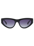 SCOTT Womens Gradient Grey Lens Black Cateye Sunglasses with 100% UV Protection-Scott 2971 Serena C1 S