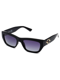 SCOTT Womens Gradient Grey Lens Black Rectangle Sunglasses with 100% UV Protection-Scott 2972 Terina C1 S