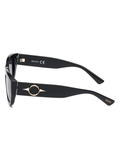 SCOTT Womens Gradient Grey Lens Black Rectangle Sunglasses with 100% UV Protection-Scott 2972 Terina C1 S