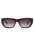 SCOTT Womens Gradient Green Lens Demi Brown Rectangle Sunglasses with 100% UV Protection-Scott 2972 Terina C2 S