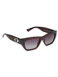 SCOTT Womens Gradient Green Lens Demi Brown Rectangle Sunglasses with 100% UV Protection-Scott 2972 Terina C2 S