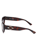 SCOTT Womens Gradient Green Lens Demi Brown Rectangle Sunglasses with 100% UV Protection-Scott 2972 Terina C2 S